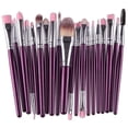 thumbnail image 3 of 20-Piece Fiber Hair Makeup Brush Set with ABS Handle - Soft, Skin-Friendly, Non-Slip Grip for Loose/Packed Powder, Portable for Daily & Travel Use, Complete Beauty Tool Kit, 3 of 6