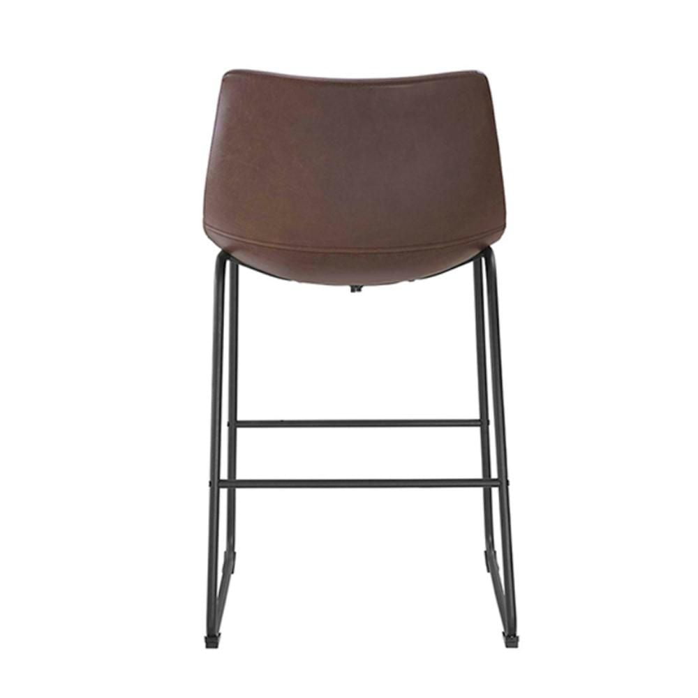 TABOURET LANDON en Marron ENSEMBLE DE 4