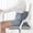Grey, variant on Dvkptbk Memory Cotton Waist Support Office Chair Cushion Car Waist Protection Slow Waist Cushion Summer Waist Pillow Cushion Seat Lumbar Support Automobiles & Motorcycles