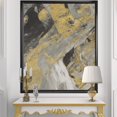 thumbnail image 2 of Designart Marble Gold and Black Framed Wall Art, 2 of 3