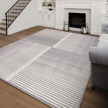ECARPET Modern Area Rug for Living Room, Dining Room and Bedroom Ambiance Collection