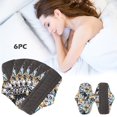 thumbnail image 1 of EGNMCR 6pcs Cloth Sanitary Pads Reusable Feminine Menstrual Pad General Cloth Sanitary Pads, 1 of 2