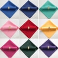 thumbnail image 3 of Serviette de Couleur Unie Réutilisable Lavable en Tissu pour Maison Hôtel Mariage Fête Accessoires, 3 of 8