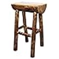 thumbnail image 3 of Montana Woodworks Glacier Country Collection Half Log Barstool, 3 of 3