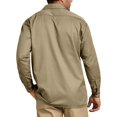 thumbnail image 2 of Dickies Mens Long-Sleeve Work Shirt, 4T, Khaki, 2 of 2