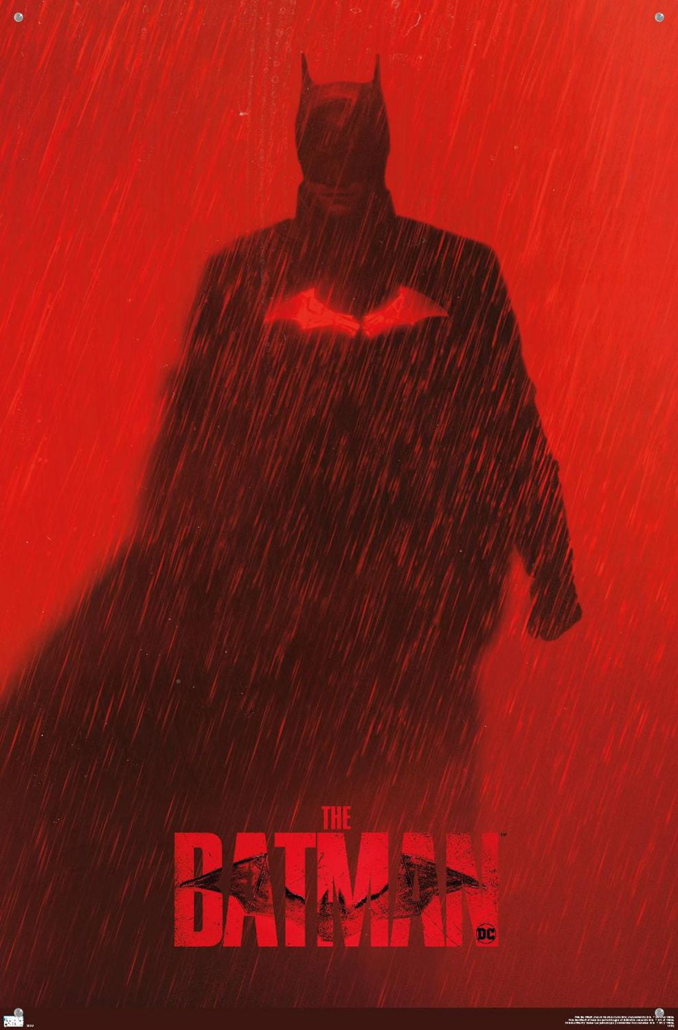 DC Comics Movie The Batman - Batman Teaser One Sheet Wall Poster, 14.725" x 22.375"