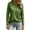 Green, variant on HongQid Womens Long Sleeve Tops Round Neck Solid Color Henley Shirts Ladies Basic Button Tunic Blouse