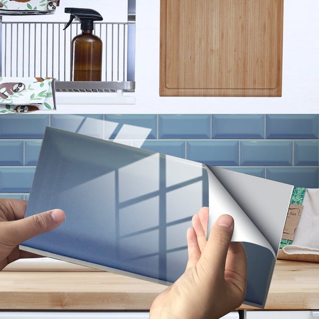 Vaidha Imitation Wall Tiles Crystal Film Tile Sticker Adhesive Floor Sticker Hot
