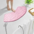 thumbnail image 5 of 1pc Foam Bath Rug Embossed Bathroom Mat Water Absorbent And Washable Bath Rugs Non-Slip Thick Soft And Comfortable Carpet For Show, 5 of 5