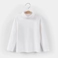 thumbnail image 1 of LNGOOR Nouveau 2021 Automne Hiver Garçons Filles Enfants Mode T-Shirt Uni Hauts Enfants Col Rond Manches Longues Chaud Décontracté T-shirts Chandail, 1 of 7