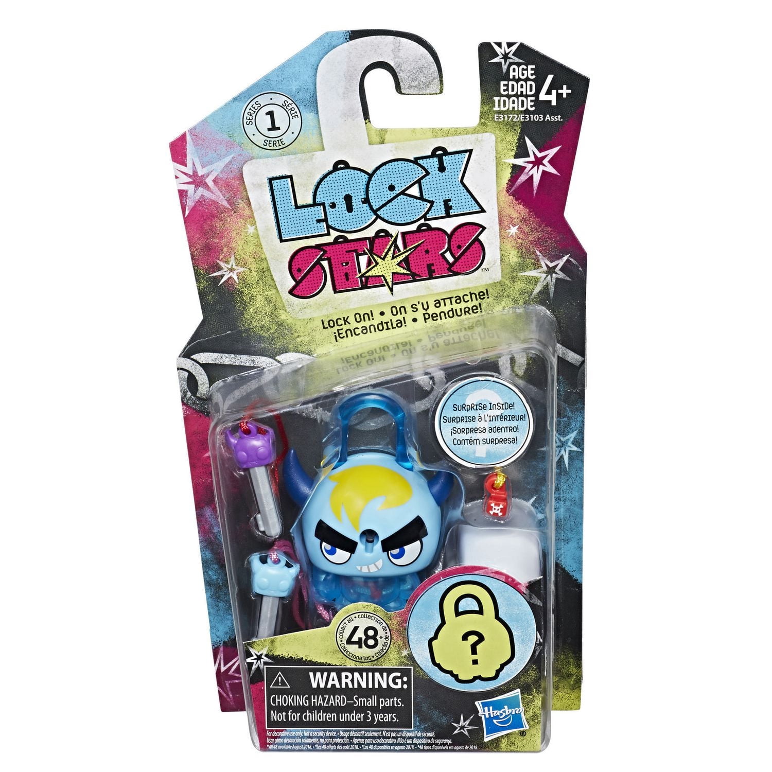 Lock Stars Assortiment de base – Monstre à corne bleue Série 1