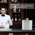 thumbnail image 3 of Stainless Steel Alcohol Flask,Portable Stainless Steel Wine Whisky Flask Wine Flask Exceptional Reliability, 3 of 12