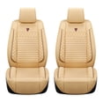 thumbnail image 3 of Maidao 2pcs Front Seat Covers for SEAT for Arona 2017-Present 2 Seats Leather Airbag Compatible Water Resistant Front Set Cushion Protector Beige, 3 of 7