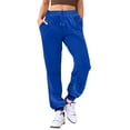 thumbnail image 3 of Women's Casual Pants Ladies Sweat Pants Women Casual Set Pants with Pockets for Women Casual Solid Color Drawstring Elastic Business Casual Womens Pants Casual Pants for Women plusith, 3 of 5