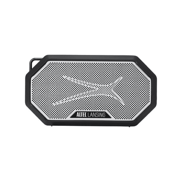 Remis à Neuf Altec Lansing IMW1002 HydraMini2.0 Haut-Parleur Bluetooth Portable Magnétique Sans Fil Tout-Aller, Noir Gris