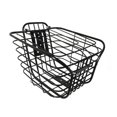 thumbnail image 3 of Iron Bike Front Basket Electromobile Hanging Basket Bike Front Basket With Cover Black Bicycle Basket Bicycle Front Basket Iron Black Large Capacity Multifunctional Electromobile, 3 of 5