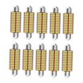 thumbnail image 4 of jinwen 10Pcs Car Interior Light Trunk Light Accessories Map Light Dome Light Bulbs 41mm, 4 of 9