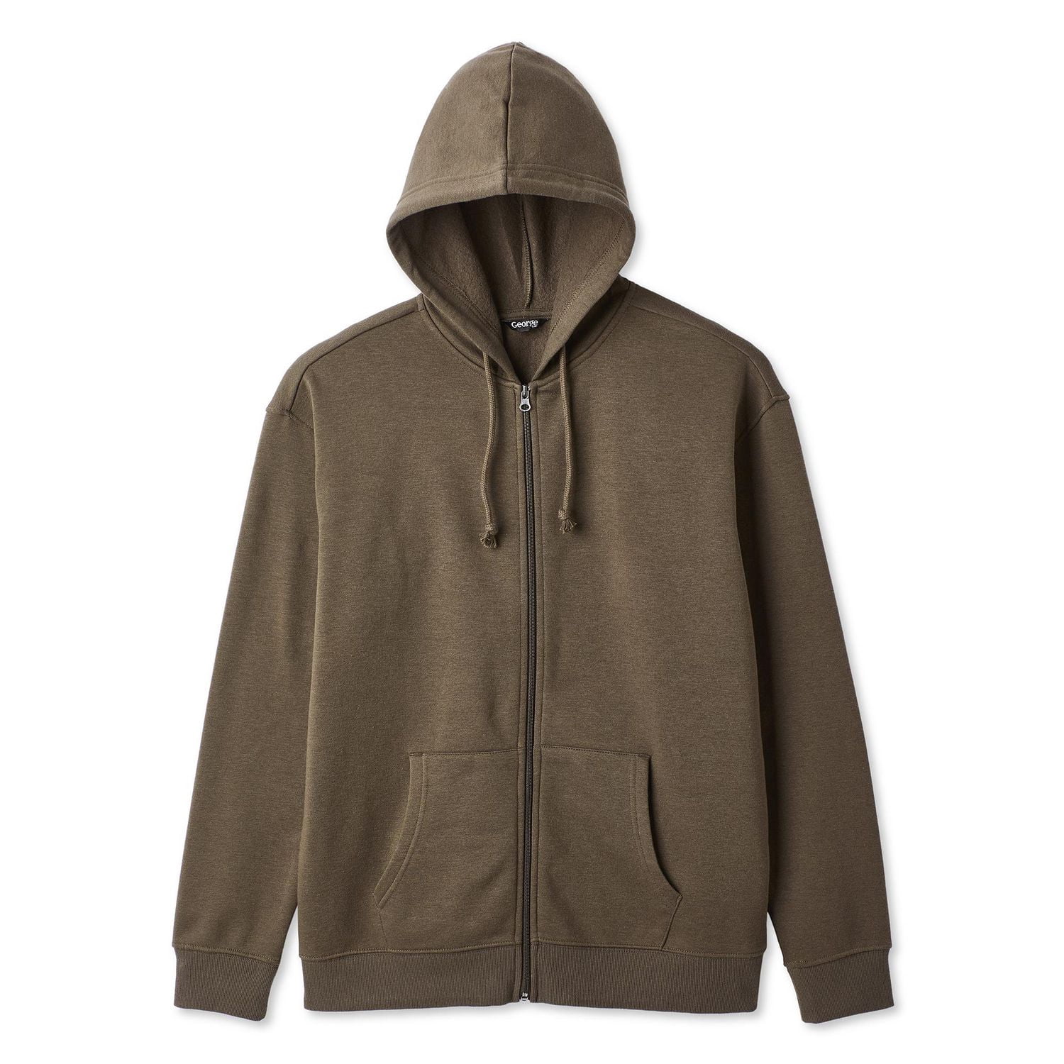 Chandail à capuchon zippé sur la longueur George pour hommes