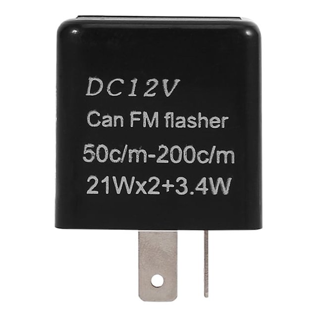 Flasher Relay, Turn Signal Light Flash Relay Reliable Waterproof Practical 2 Pin For Motorcycle