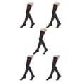 thumbnail image 2 of Baohd Soft And Stretchy Compression Stockings Fashionable And Comfortable Toe wrapping - black XXL 5Set, 2 of 6