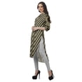 thumbnail image 4 of Moomaya Kurta d'Été en Coton Longueur Genou Imprimé Manches Retroussables Kurtis pour Femmes, 4 of 6
