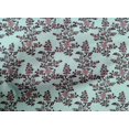 thumbnail image 4 of oneOone Cotton Poplin Fabric Leaves & Floral Block Printed Fabric 1 Yard 56 Inch Wide, 4 of 5