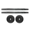 thumbnail image 2 of lionlar 2 Pièces Ceinture Cymbale Percussion Instrument Accessoire Cymbale Bracelet Noir, 2 of 9