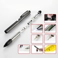 thumbnail image 5 of Lisbinx 9-In-1 Multitool Pen Set with Ballpoint Pen, Ruler, Screwdriver, Bottle Opener & Led Flashlight | Multi-Function Tool for Men | Unique Gadget Gift for Dads, Husbands, Grandpas, 5 of 5
