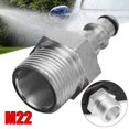 thumbnail image 3 of Greenne Quick Release Pressure Washer/ Tool Hose/ Fitting To M14/M22 Adapter For Lavor, 3 of 9