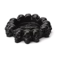 thumbnail image 1 of Creative round multi-headed skull ashtray home bar KTV desktop ashtray decoration black, 1 of 10