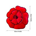 thumbnail image 3 of BKER 19.7 Inch 3D Round Rose Soft Round Rose Rose Shaped Cushion Handmade Decorative Floor, 3 of 4