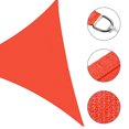 thumbnail image 4 of Yescom 2 Pack 25FT Triangle Sun Shade Sail UV Block Commercial Carpark Pool Camping Beach Outdoor Watermelon Red, 4 of 10
