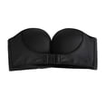 thumbnail image 1 of Ruiboury Strapless Front Closure Bra Easy To Wear Three-Level Front Buckle Side Support black 40/90E, 1 of 1