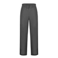 thumbnail image 1 of Men's Rope Loosening Waist Simple Apparel Solid Color Pocket Trousers 13 House Loose Sports Trousers, 1 of 6