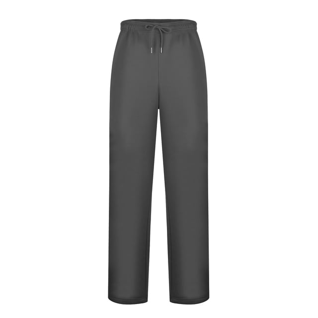 Men's Rope Loosening Waist Simple Apparel Solid Color Pocket Trousers 13 House Loose Sports Trousers