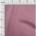 thumbnail image 2 of oneOone Polyester Spandex Pink Fabric Quatrefoil Sewing Craft Projects Fabric Prints By Yard 56 Inch Wide, 2 of 4