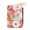 thumbnail image 1 of Hearth & Gear Vertical Zipper Card Holder Keychain Slim Bifold Wallet With Secure Pocket And Metal Hook For Easy Carry, 1 of 4
