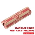 thumbnail image 3 of Penny Coin Wrappers Penny Sleeves Flat Penny Rolls Wrappers 100PCS, 3 of 8
