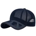 thumbnail image 3 of GDREDA Mens Hats and Caps Unisex Classic Low Profile Mesh Baseball Cap Soft Unconstructed Adjustable Size Dad Hat，Grey, 3 of 7