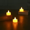 thumbnail image 4 of Battery Tea Lights - 24 LED Tea Lights Candles Realistic and Bright Flickering Holiday Gift Flameless Battery-Operated Lights for Wedding,Holiday,Party, Home Decoration, 4 of 7