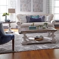 thumbnail image 2 of Bowery Hill Contemporary Rubberwood Solids 3-Piece Table Set in White, 2 of 13