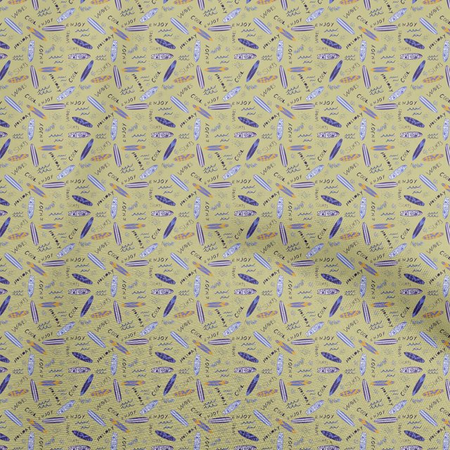 oneOone Georgette Viscose Beige Fabric Beach Sewing Craft Projects Fabric Prints By Yard 42 Inch Wide