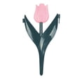 thumbnail image 2 of Iumwxz Tulip Plastic Garden Fence Picket Edging Lawn Flowerbed Plants Borders Outdoor Yard Decorative Modular Durable Easy Install Multi Color Single Pink, 2 of 6