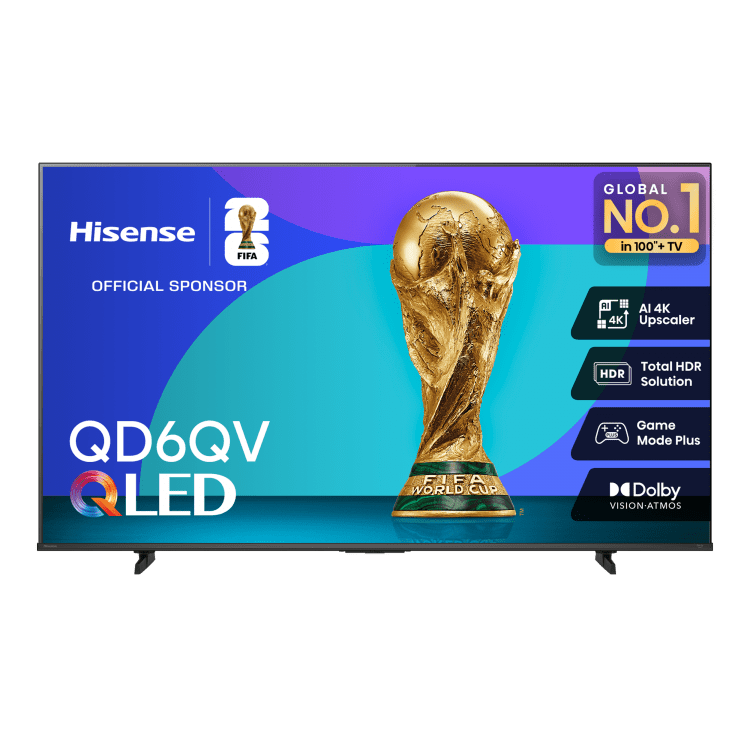 Hisense 58 Inch Class QD6QV Series 4K Ultra HD QLED Smart TV HDR Google TV 58QD6QV - Open Box