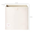 thumbnail image 2 of 3 Sprouts Children's Foldable Fabric Storage Cube Soft Toy Basket, Llama, 2 of 5