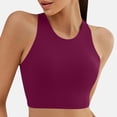 thumbnail image 2 of Sentmoon Supportive Bikini Top Curvy Woman Bathing Suits Tummy Control Push Up Solid Color Oversized Spaghetti Strap Backless Women Swimsuits Summer Beach for Lap Swimming and Training, 2 of 9