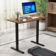 thumbnail image 4 of Gymax Bureau Debout Électrique Réglable pour Ordinateur avec Anticollision Rustique, 4 of 10