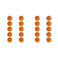 thumbnail image 2 of Baohd EVA Foam Golf Swing Exercises Practice Training Balls Golfing Skills Orange 42mm 2Set, 2 of 6