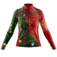 thumbnail image 1 of Long Sleeve Cycling Jersey Christmas Tree Womens - 4XL, 1 of 3