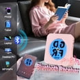 thumbnail image 2 of CD Player with Bluetooth 5.0, Portbale CD Player with Speakers, Desktop Home CD Player with USB, Timer, Remote Control, FM Radio, AUX, 2 of 6